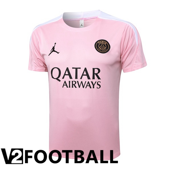 Paris PSG Training T Shirt Pink 2024/2025