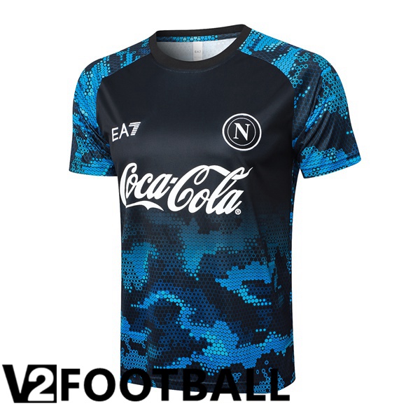 SSC Napoli Training T Shirt Blue Black 2024/2025