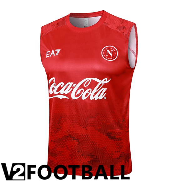 SSC Napoli Gilet Soccer Red 2024/2025