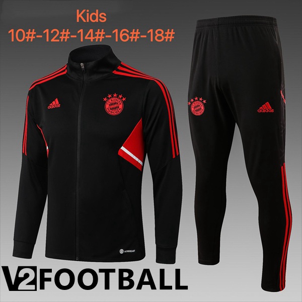 Bayern Munich Kids Training Jacket Suit Black 2022/2023