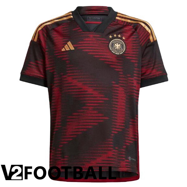 Germany Away Shirts Black World Cup 2022