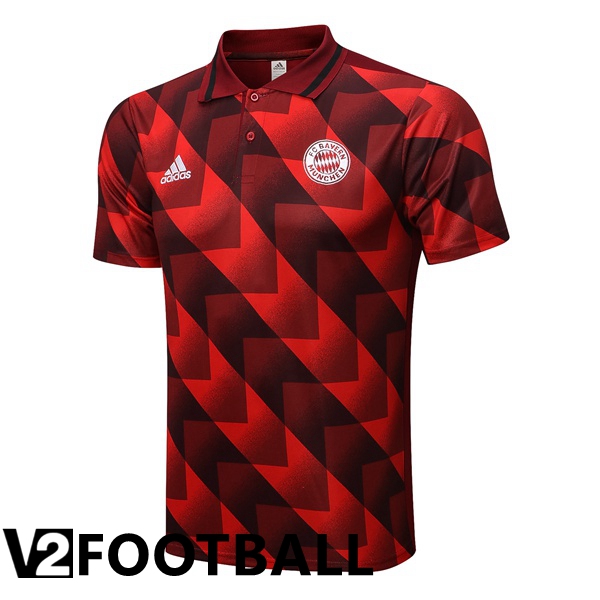 Bayern Munich Polo Shirts Red 2022/2023
