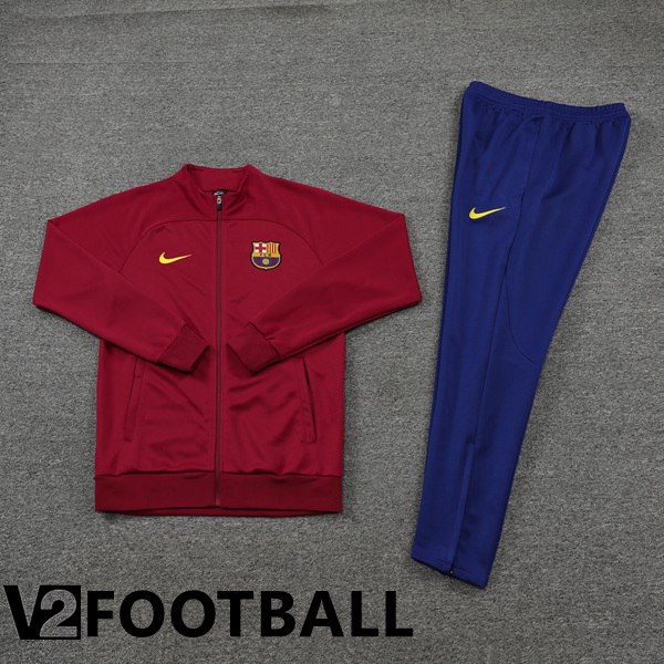 FC Barcelona Training Jacket Suit Red 2022/2023