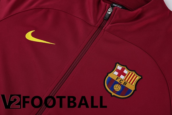 FC Barcelona Training Jacket Suit Red 2022/2023