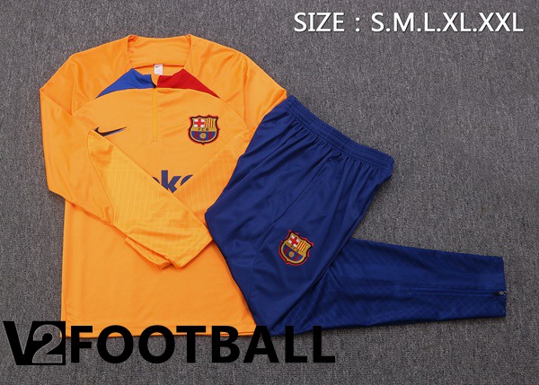 FC Barcelona Training Jacket Suit Orange 2022/2023