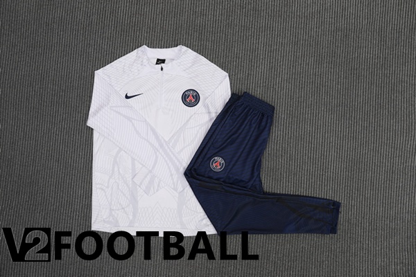 Paris Saint Germain Training Tracksuit White 2022/2023