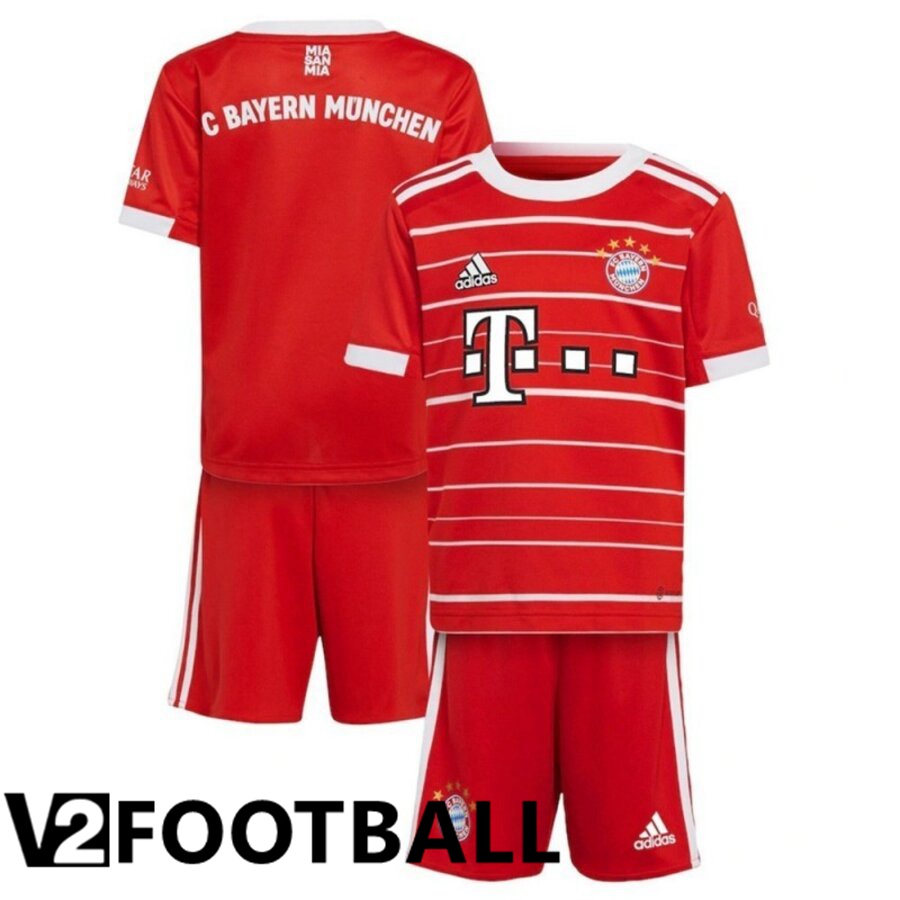 Bayern Munich Kids Home Shirts 2022/2023
