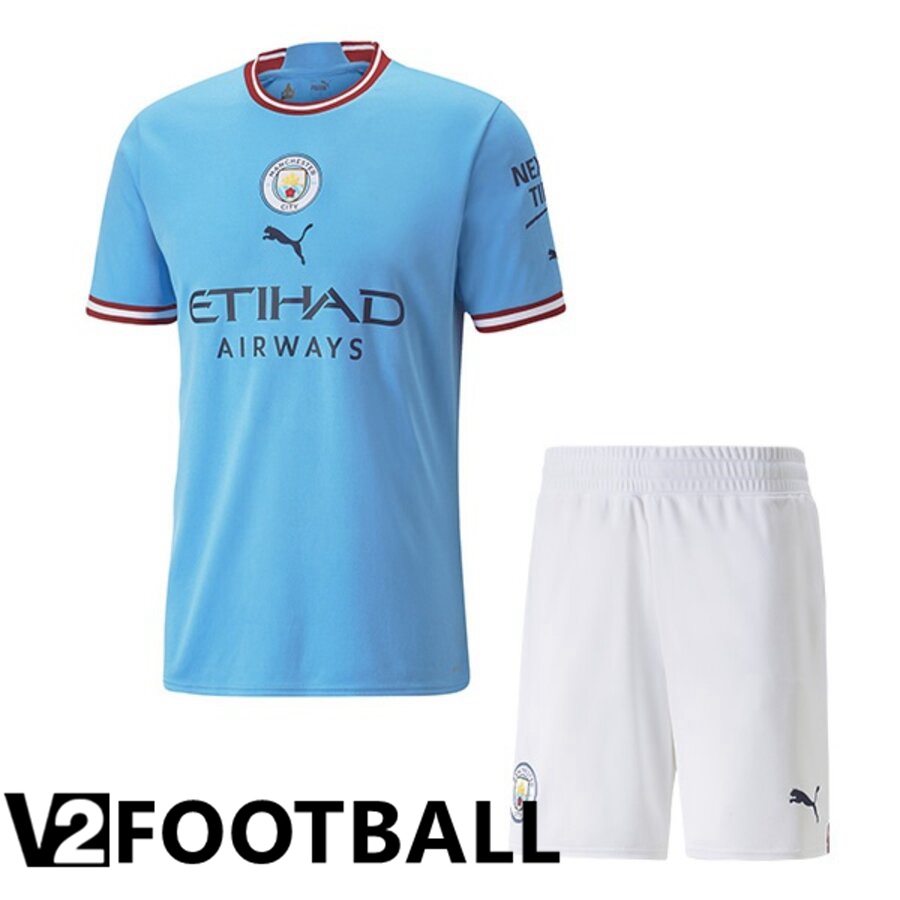 Manchester City Kids Home Shirts 2022/2023