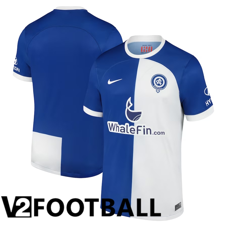 Atletico Madrid Football Shirt Away Blue White Leaked Version 2023/2024